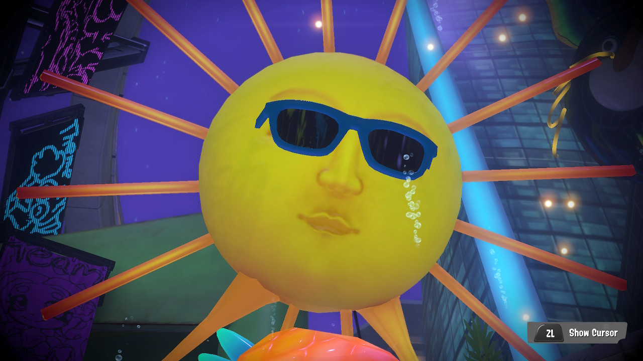 cool sun with sunglasses. this isn't from the grand festival, i just enjoy this man